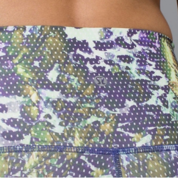Lululemon Wunder Under Crop II High Rise Leggings Full-On Luxtreme Flor Size  4 - Picture 11 of 16